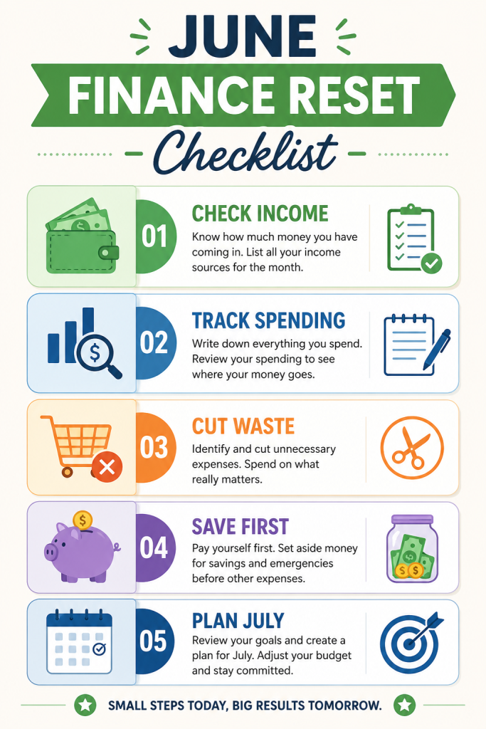 How to Reset Your Finances in June 3 How to Reset Your Finances in June