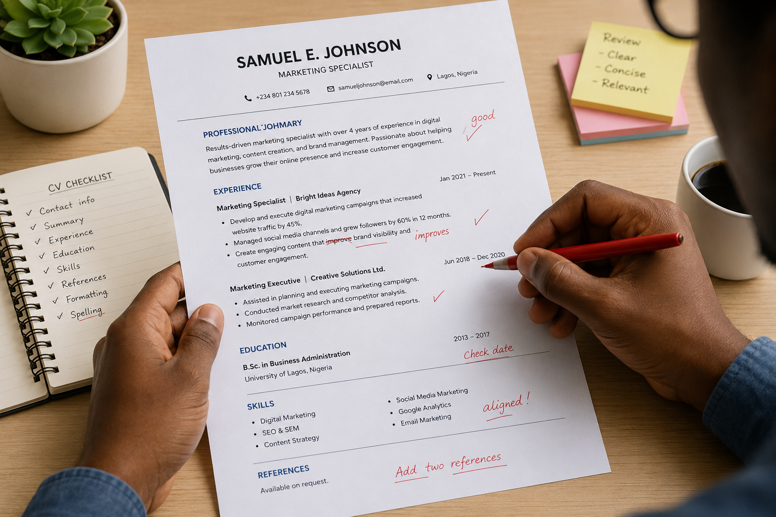 How to Improve Your CV Before Applying for Jobs 3 Career & Success